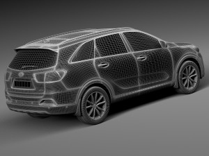 Kia Sorento 2016 Model 3D