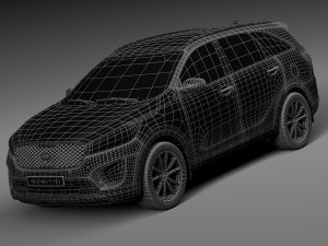 Kia Sorento 2016 Model 3D