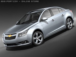 Chevrolet Cobalt Cruze 2010 midpoly Model 3D