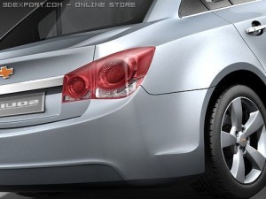 Chevrolet Cobalt Cruze 2010 midpoly 3D Model