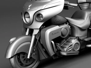 Indian Roadmaster 2015 3D Model