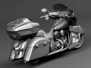 Indian Roadmaster 2015 3D Model
