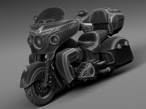 Indian Roadmaster 2015 Model 3D