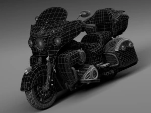 Indian Roadmaster 2015 3D Model