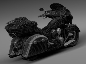 Indian Roadmaster 2015 Model 3D