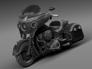 Indian Chieftain 2015 3D Model