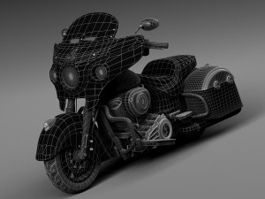 Indian Chieftain 2015 3D Model