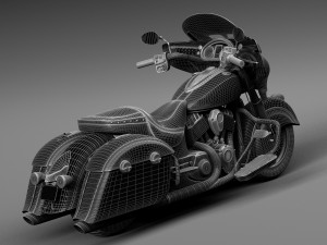 Indian Chieftain 2015 3D Model