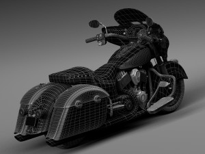 Indian Chieftain 2015 3D Model