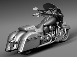 Indian Chieftain 2015 3D Model
