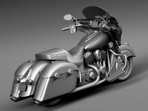 Indian Chieftain 2015 3D Model