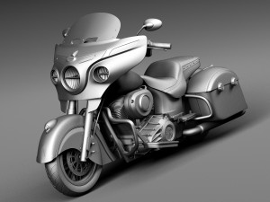 Indian Chieftain 2015 3D Model