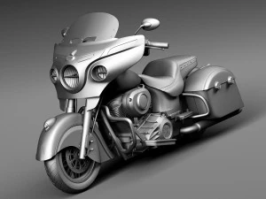 Indian Chieftain 2015 3D Model