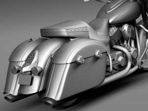Indian Chieftain 2015 3D Model