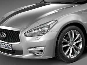Infiniti Q70 2015 Model 3D