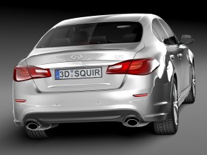 Infiniti Q70 2015 Model 3D
