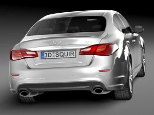 Infiniti Q70 2015 3D Model