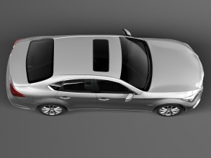 Infiniti Q70 2015 Model 3D