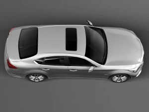 Infiniti Q70 2015 3D Model