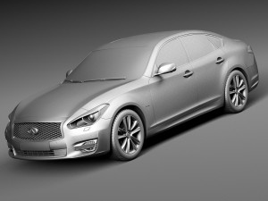 Infiniti Q70 2015 Model 3D