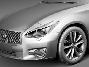 Infiniti Q70 2015 Model 3D