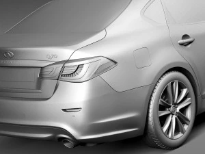 Infiniti Q70 2015 3D Model