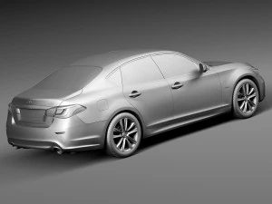 Infiniti Q70 2015 3D Model