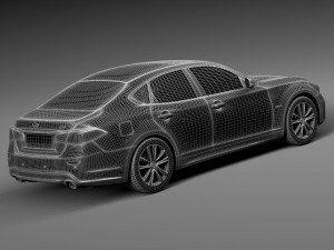 Infiniti Q70 2015 Model 3D