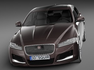 Jaguar XF 2016 3D Model