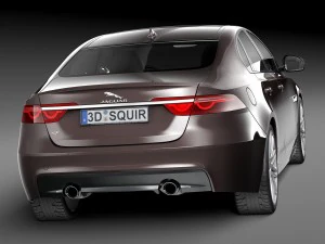 Jaguar XF 2016 3D Model