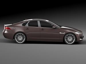 Jaguar XF 2016 3D Model