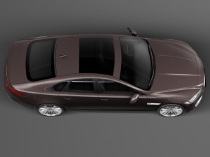 Jaguar XF 2016 3D Model
