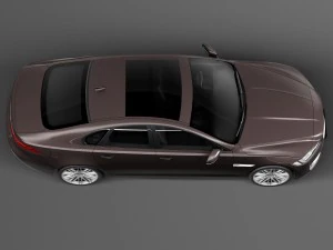 Jaguar XF 2016 3D Model