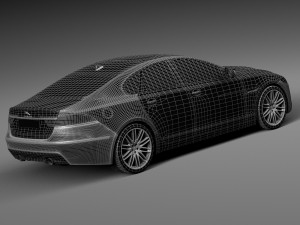 Jaguar XF 2016 3D Model