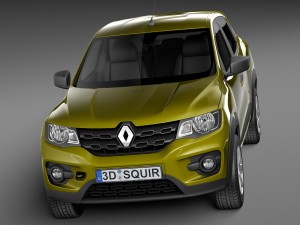 Renault Kwid 2016 3D Modell