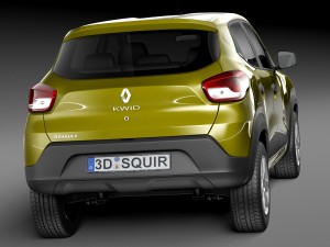 Renault Kwid 2016 3D Modell