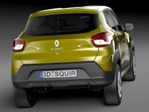 Renault Kwid 2016 3D Model