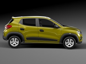 Renault Kwid 2016 3D Modell