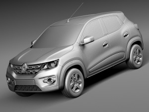 Renault Kwid 2016 3D Modell