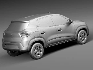 Renault Kwid 2016 3D Model
