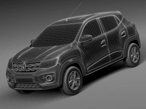 Renault Kwid 2016 3D Model