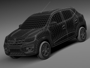 Renault Kwid 2016 3D Modell