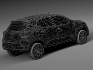 Renault Kwid 2016 3D Model