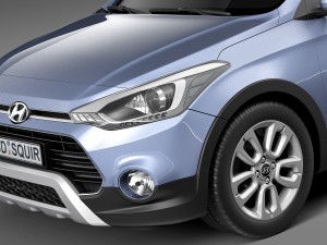 Hyundai i20 Active 2016 3D 模型
