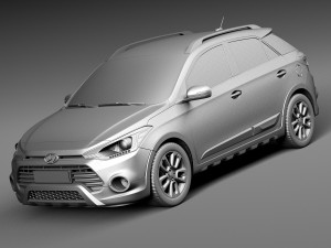 Hyundai i20 Active 2016 3D 模型
