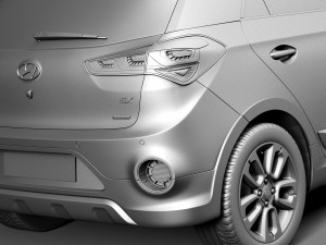 Hyundai i20 Active 2016 3D 模型