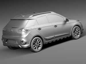 Hyundai i20 Active 2016 3D 模型