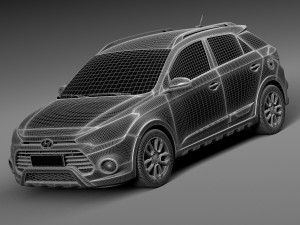 Hyundai i20 Active 2016 3D 模型