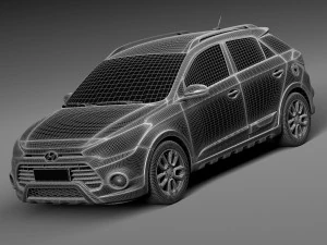 Hyundai i20 Active 2016 3D Model