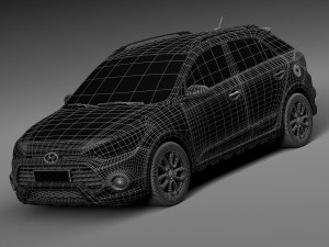 Hyundai i20 Active 2016 3D 模型